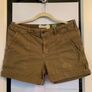 Anthropologie Wanderer khaki short size 29